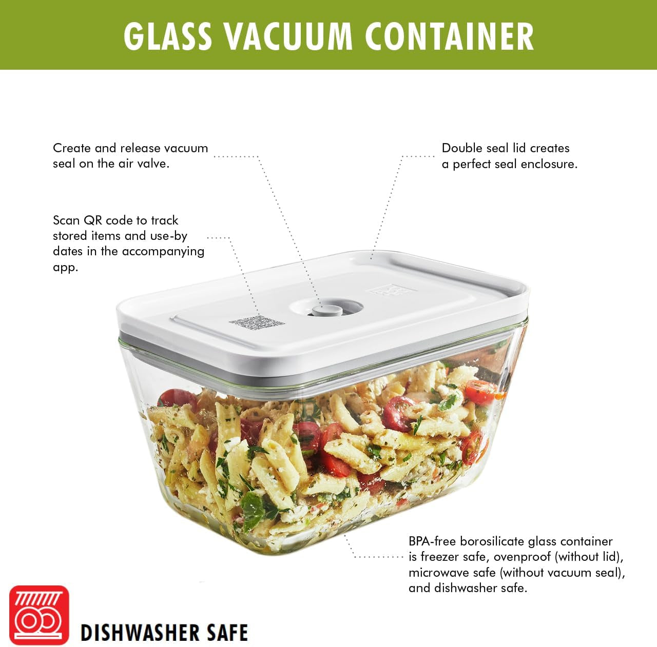 Fresh & save Glass Small Airtight Food Storage Container, Meal Prep Container, Food Saver