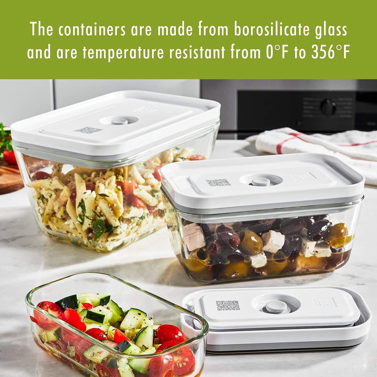 Fresh & save Glass Small Airtight Food Storage Container, Meal Prep Container, Food Saver